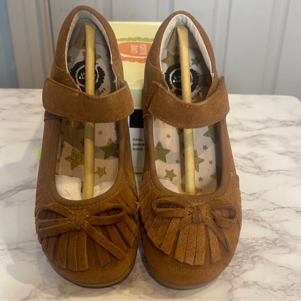 Livie & Luca Brown Kids Moccasins